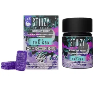 Midnight Berry 2:1 CBN Gummies (100mg)