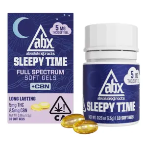 Sleepy Time Solventless + CBN Soft Gels 5mg 10pk (50mg)