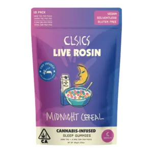 Midnight Cereal Crunch Live Rosin CBN Sleep Gummies (100mg)