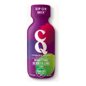 Nighttime Berry and Lime Cannabis Infused Shot (100mg)