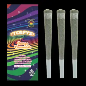 Orange Creamsicle Terpys Diamond Infused Pre-Roll 3pk (3g)