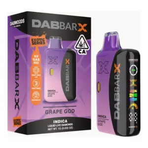 Grape God Dab Bar X Liquid Live Diamond All-In-One Vape (1g)