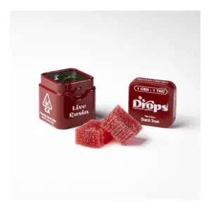 Cranberry Strain-Specific Live Rosin Infused Jellies 2pc (50mg)