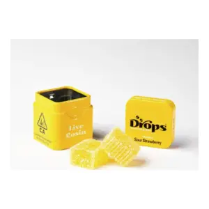 Lemon Strain-Specific Live Rosin Infused Jellies 2pc (100mg)