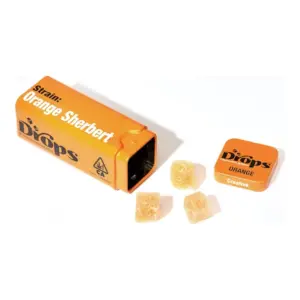 Orange Strain-Specific Live Rosin Infused Jellies 20pc (100mg)