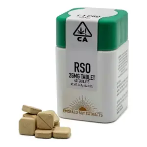 Apple Fritter 1:1 THC:CBD 25mg : 40pk RSO Full Spectrum Tablets (450mg)
