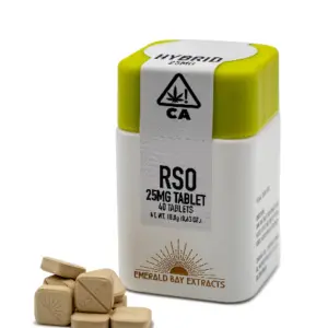 Blue Andeze 25mg : 40pk RSO Full Spectrum Tablets (1000mg)
