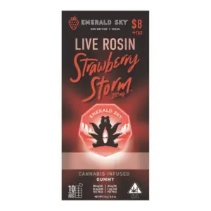 Strawberry Storm Live Rosin Single Gummy (100mg)