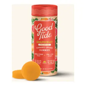 Grapefruit 1:1:1 THC:CBD:CBC Rosin Gummies (100mg)