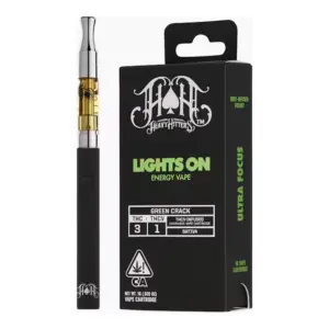 Green Crack 3:1 Lights On THC:THCV Cartridge (1g)
