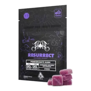 Pomegranate Kush Resurrect CBG Gummies (100mg)