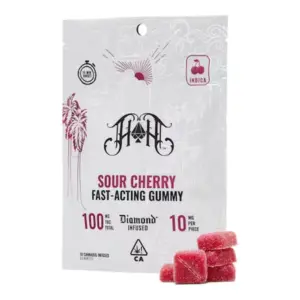 Sour Cherry Fast Acting Gummies (100mg)