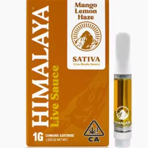 Mango Lemon Haze Live Resin Sauce Cartridge (1G)