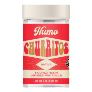 Papaya Churritos Cured Resin Infused Pre-Rolls 5pk (2.5g)