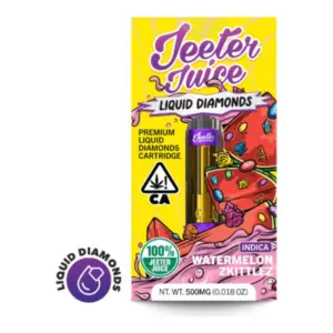 Jeeter Juice Watermelon Zkittlez Liquid Diamond Cartridge (1g)
