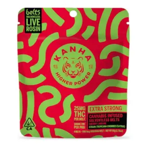 Nano Cherry Limeade Solventless Live Rosin Belts 4pk (100mg)