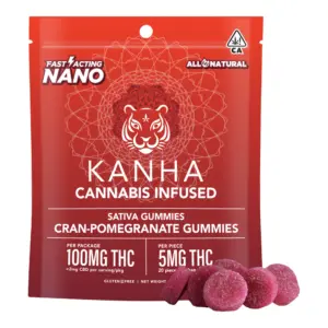 Nano Cran Pomegranate Punch Gummies (100mg)