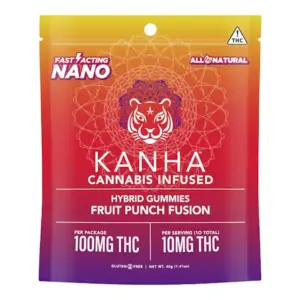 Nano Fruit Punch Fusion Gummies (100mg)