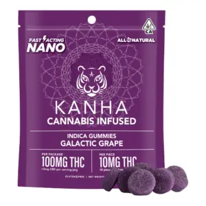 Nano Galactic Grape Gummies (100mg)