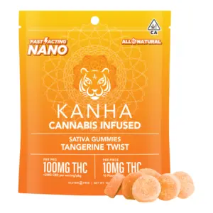 Nano Tangerine Twist Gummies (100mg)