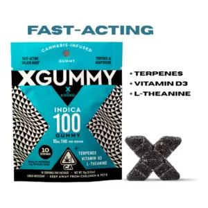 Indica Boysenberry X-Gummies (100mg)