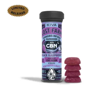 Lost Farm Black Raspberry Live Resin CBN Strain-Specific Gummies (100mg)