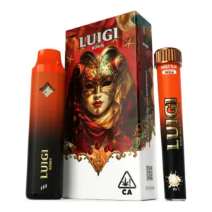 Garlic Glue Rosin All-In-One Vape 1g + Infused Bubble Hash Rosin Preroll Blunt 1g