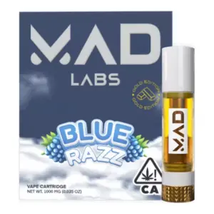 Blue Razz Gold Edition Vape Cartridge (1g)
