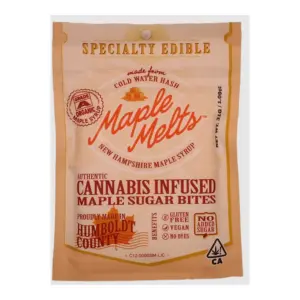 Maple Melts Sugar Bites Cold Water Hash Cannabis Infused (100mg)