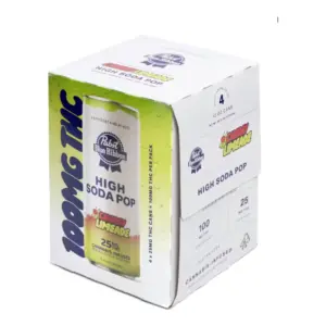 Cherry Limeade High Soda Pop 4pk (100mg)