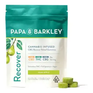 Pear Apple 1:1:1 THC:CBD:CBG Recover Releaf Gummies (100mg)