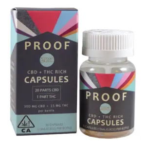 20:1 Capsules 30pk (300mg CBD)
