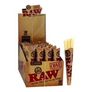 Raw Classic King Size Cones (3pk)