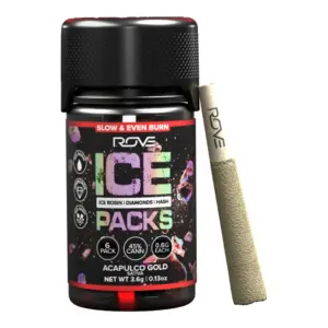 Acapulco Gold Ice Packs Rosin + Diamond + Hash Infused Pre-Rolls 6pk (3.6g)
