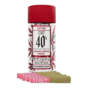 Strawberry Cough 40's Infused Pre-Roll 5pk (2.5g)