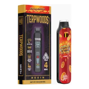 Terpwoods Orange Twist Live Resin All-In-One Vape (1g)
