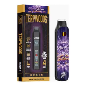 Terpwoods Purple Terps Live Resin All-In-One Vape (1g)