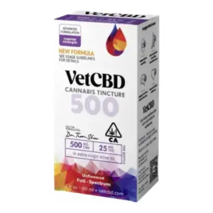 500mg CBD : 25mg THC Regular Strength CBD Tincture (2oz)